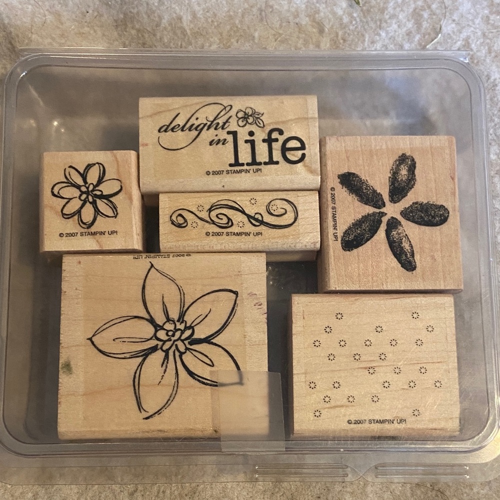 Stampin' Up! Delight in Life Wooden Stamp Set